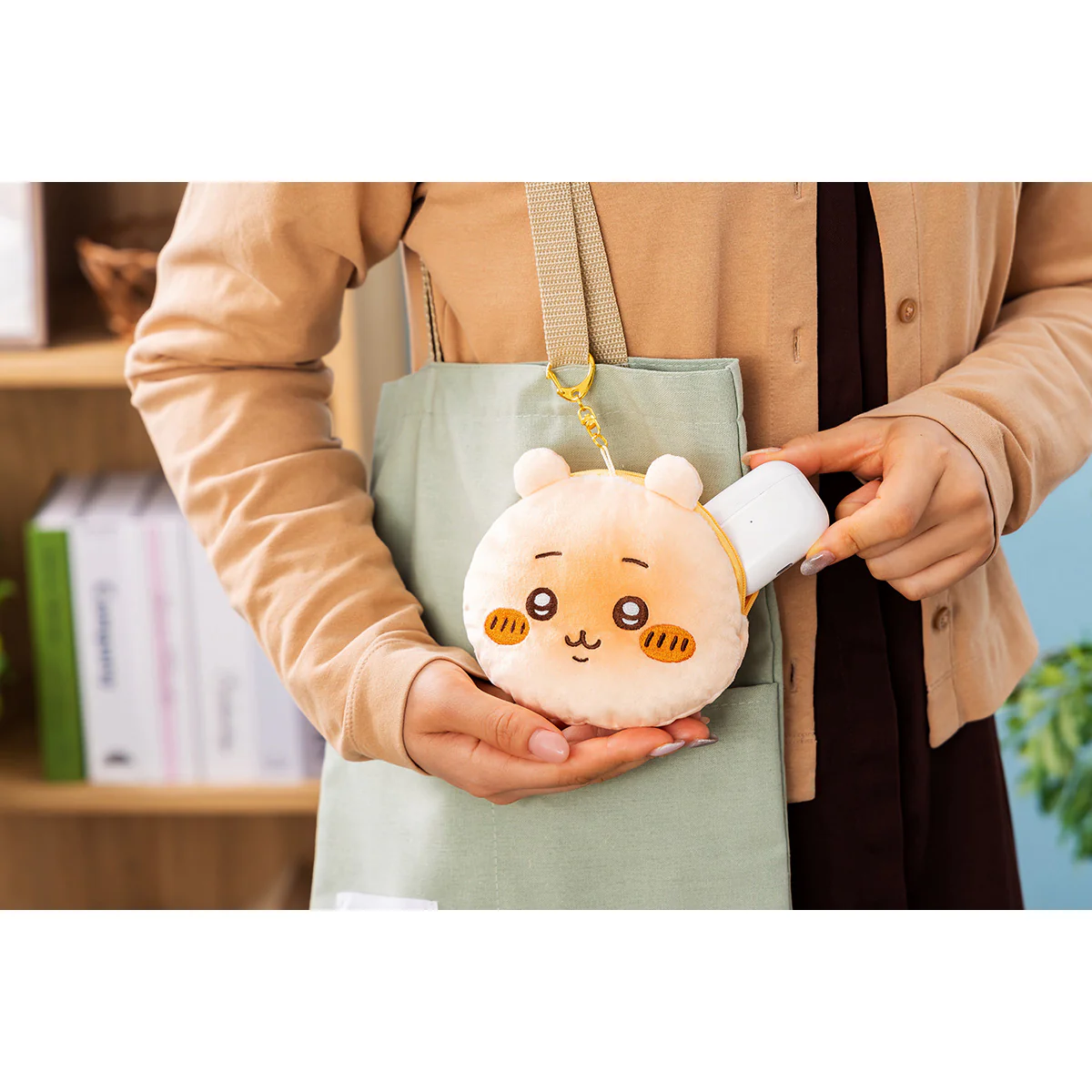 ちいかわ ちいかわベーカリー パンみたいなおかおポーチ（ハチワレ） - Image 3